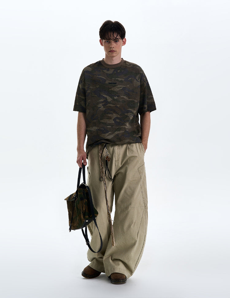 MADWITCH RETRO CAMOUFLAGE T-SHIRT #6932
