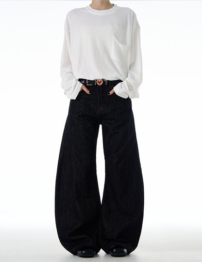 MADWITCH VINTAGE ANKLE-WRAP DENIM #G6697