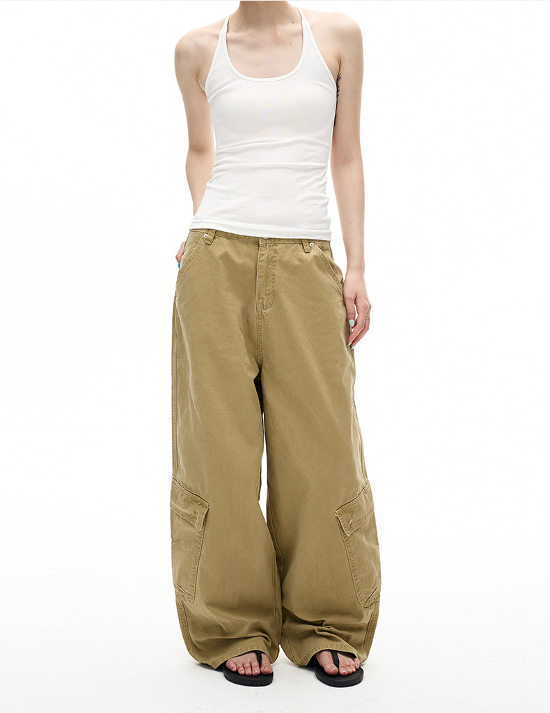 MADWITCH VINTAGE WASHED CARGO PANTS #4670