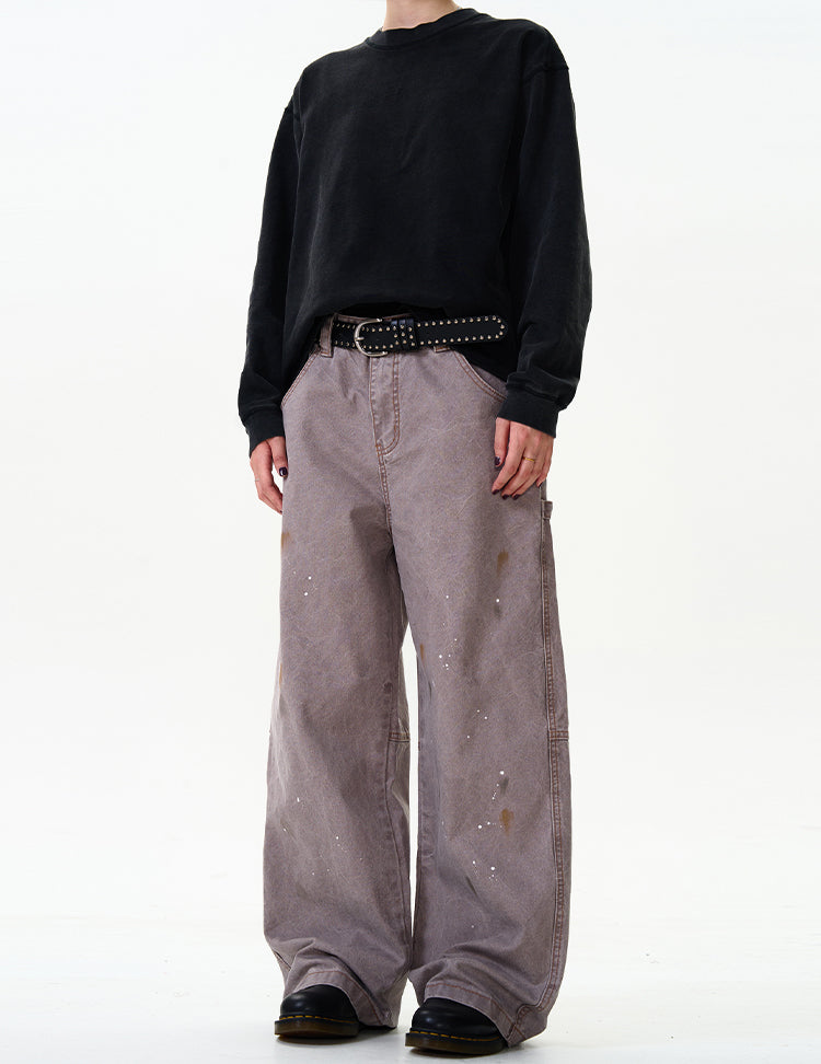 MADWITCH STREET STYLE STRAIGHT-LEG JEANS #CK3355