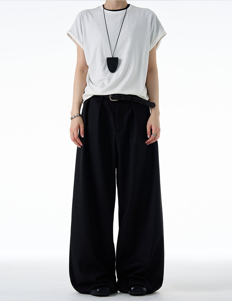 MADWITCH TAILORED DRAPED TROUSERS #C893