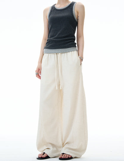 MADWITCH MINIMALIST WIDE LEG PANTS #DS2512