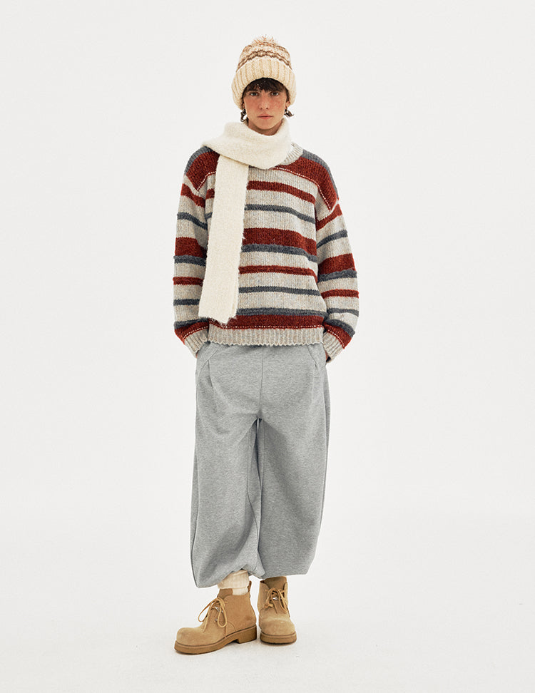 MADWITCH CONTRAST STRIPE SWEATER #91335