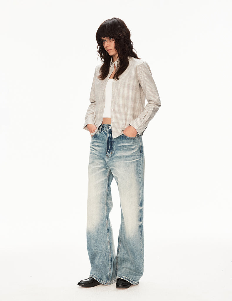 MADWIT VINTAGE STRAIGHT JEANS #GP9783
