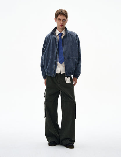 MADWITCH UNISEX DECONSTRUCTED WASHED JACKET #W223