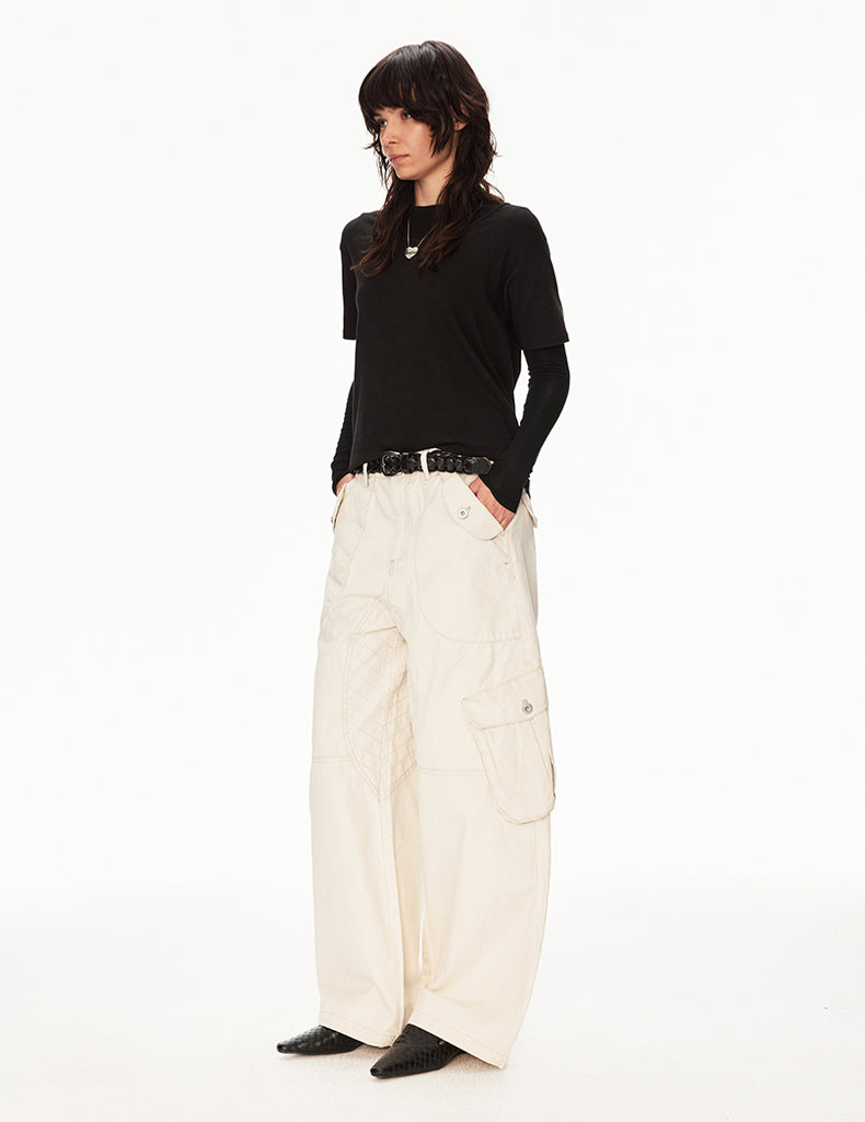 MADWIT DECONSTRUCTED UTILITY PANTS #CK6955
