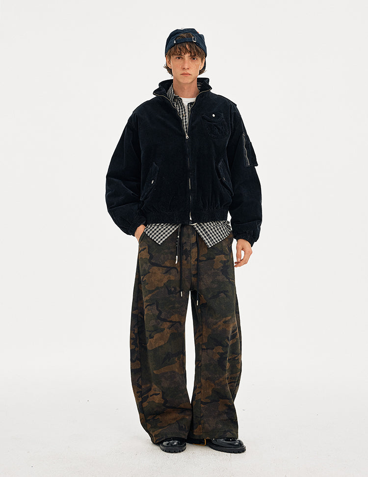 MADWITCH CORDUROY WORKWEAR QUILTED JACKET #25558