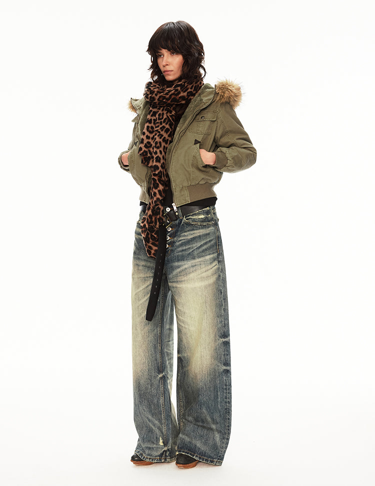 MADWITCH CANVAS HOODED JACKET #256192