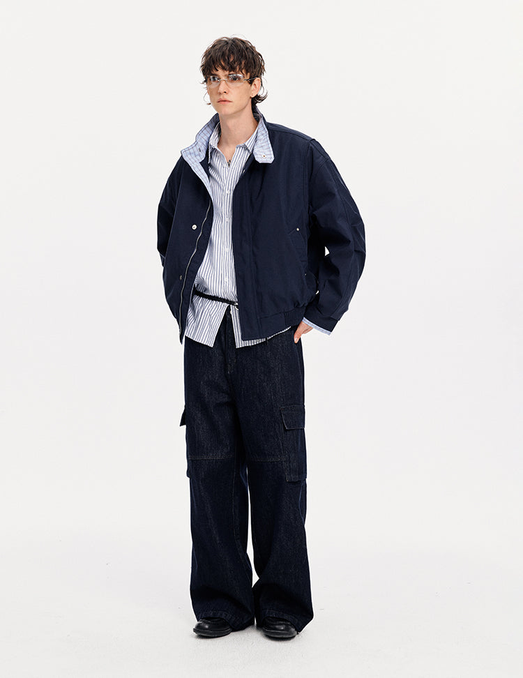 MADWITCH COLORBLOCK CHECKERED DOWN JACKET #630189