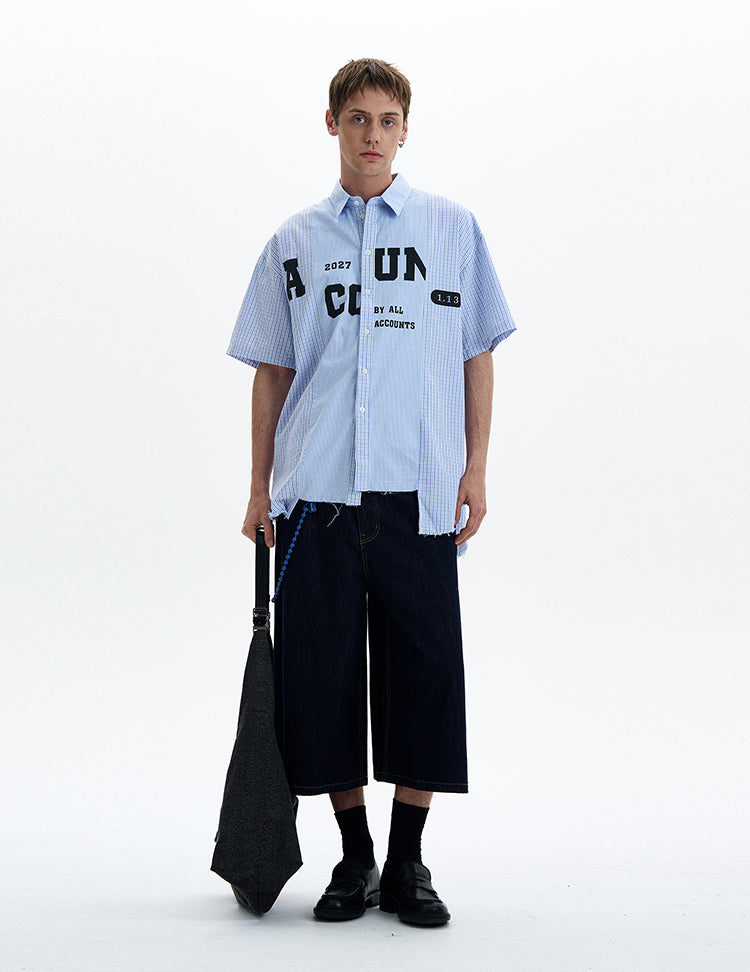 MADWIT RAW EDGE SHIRT #SS328