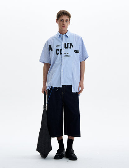 MADWIT RAW EDGE SHIRT #SS328