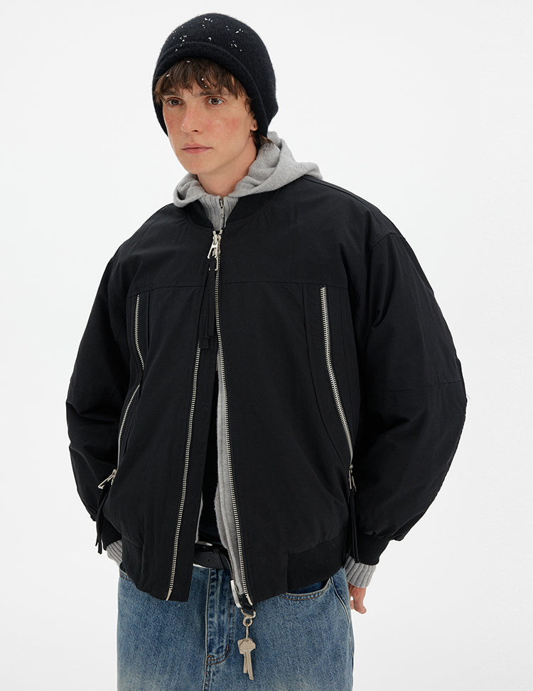 MADWITCH VINTAGE ZIP DOWN JACKET #7717