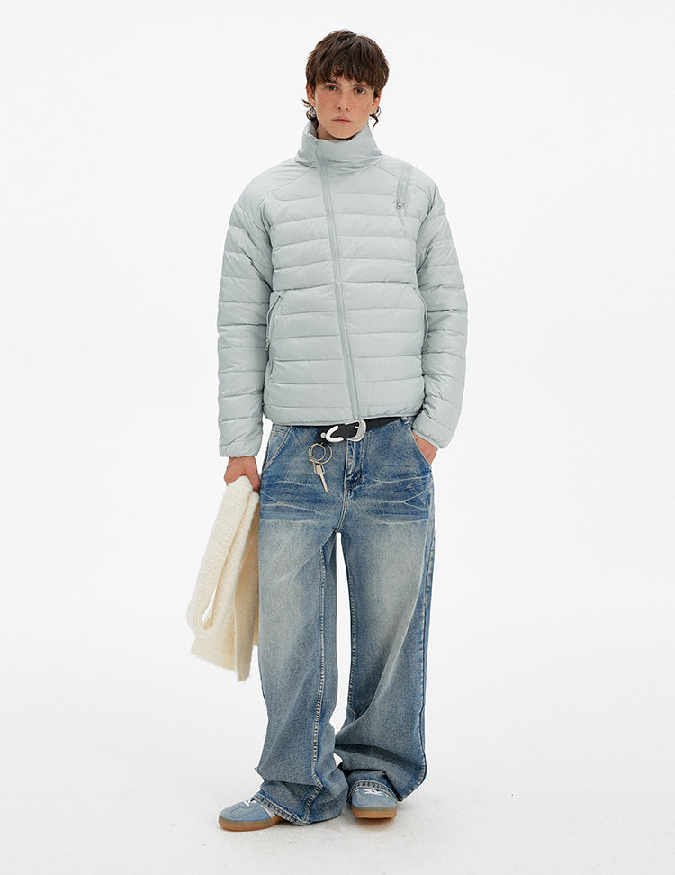 MADWITCH MINIMALIST ZIP PUFFER JACKET #BM313