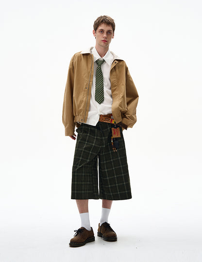 MADWITCH EARLY FALL CROPPED FLIGHT JACKET #UTU025