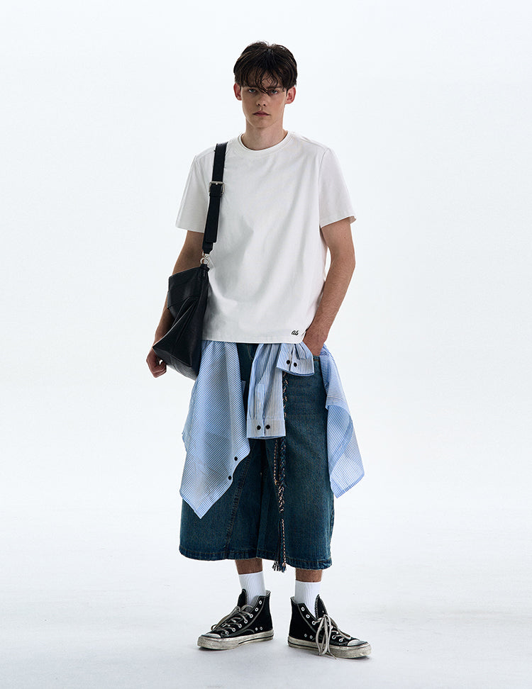 MADWITCH BOXY CREW NECK TEE #RT189