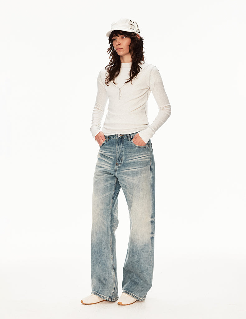 MADWIT VINTAGE WASHED JEANS #GP9768