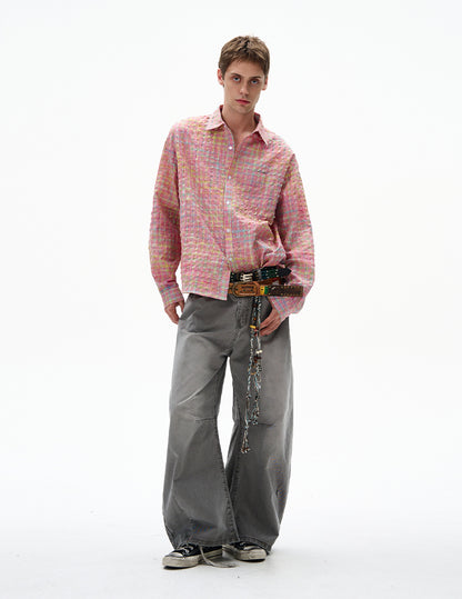 MADWITCH UNISEX BUBBLE COTTON LONG SLEEVE SHIRT #CR6218