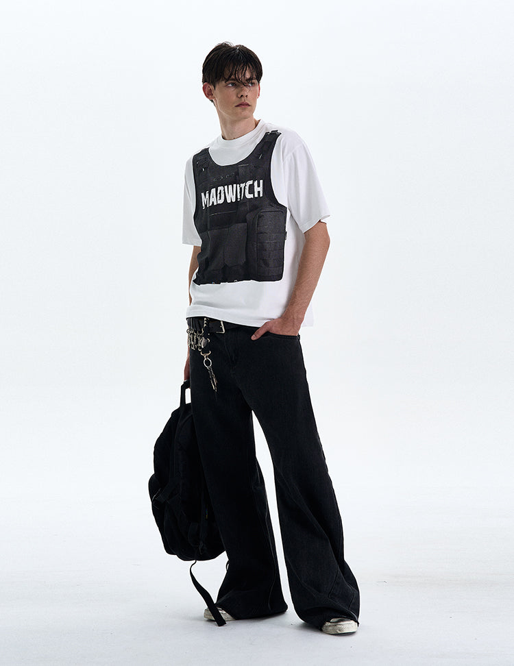 MADWITCH ORIGINAL TACTICAL VEST T-SHIRT #MD4190