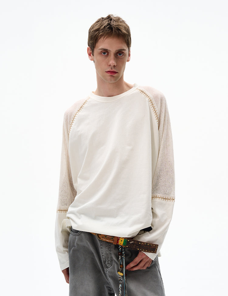 MADWITCH CONSTRUCTION KNIT TOP #OY2516