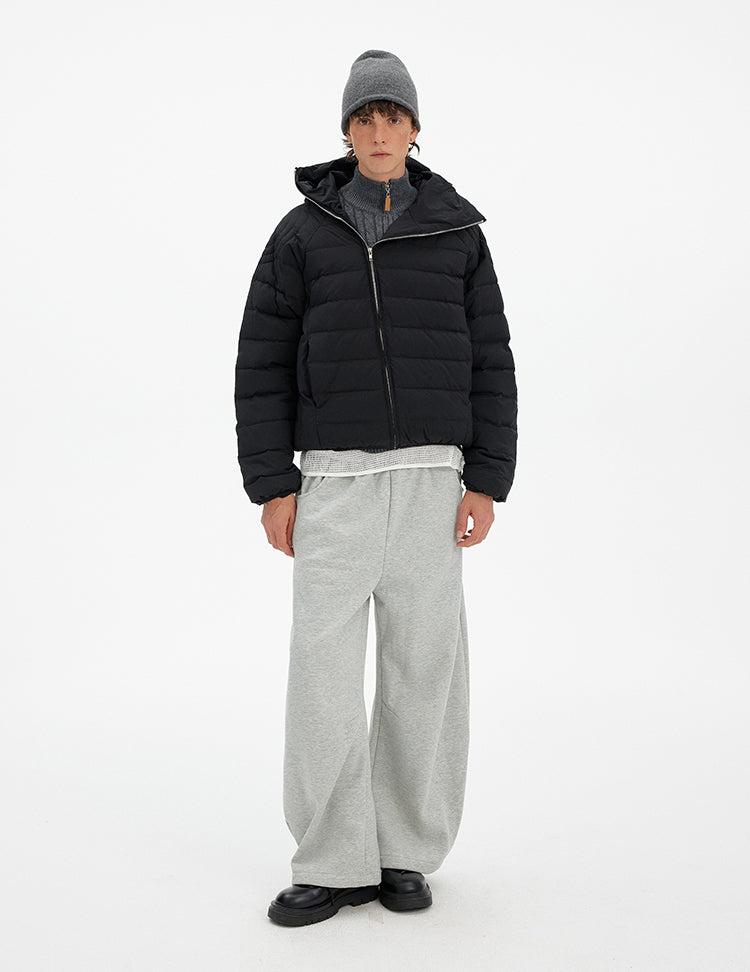 MADWITCH ZIP HOODED PUFFER JACKET #8929-50