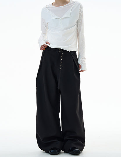 MADWITCH UNISEX WIDE LEG CASUAL DRESS PANTS #N1665