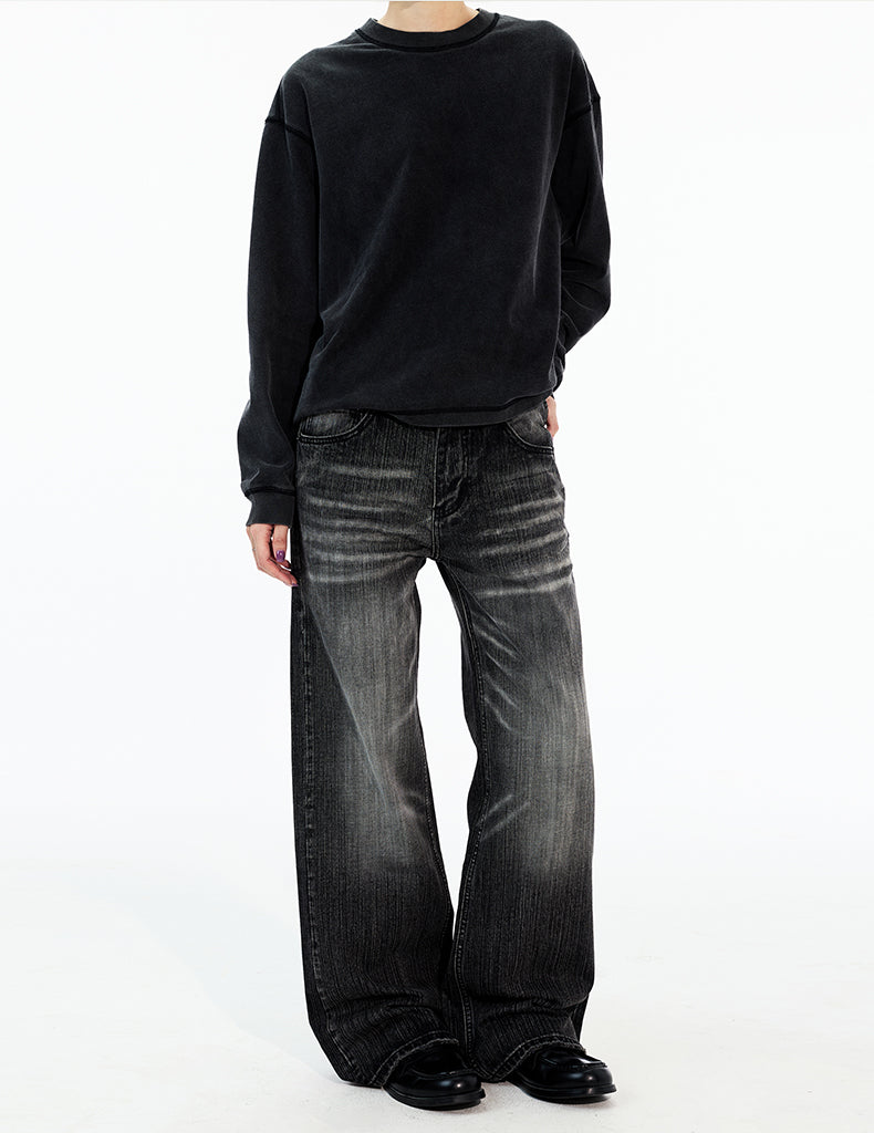 MADWITCH BAMBOO WASH STRAIGHT LEG JEANS #GP9765N