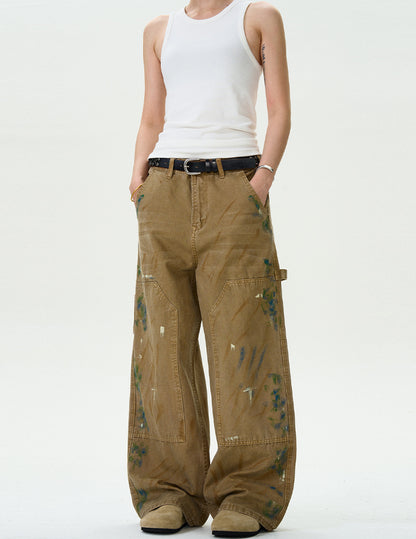 MADWITCH STRAIGHT LEG LOGGER PANTS #D1669