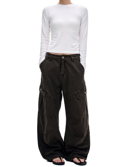 MADWITCH UTILITY BENT LEG PANTS #CK3557