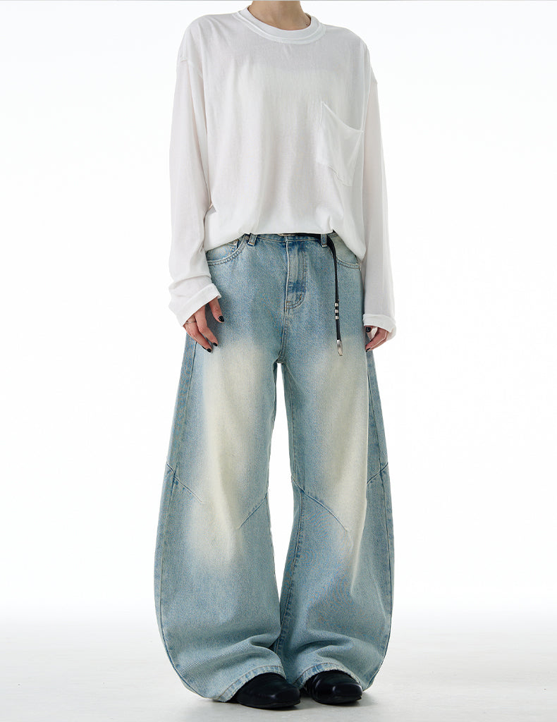 MADWITCH DRAPE WASHED DENIM #CK9615
