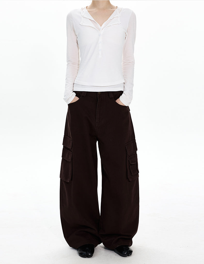 MADWITCH UTILITY DROP PANTS #A617