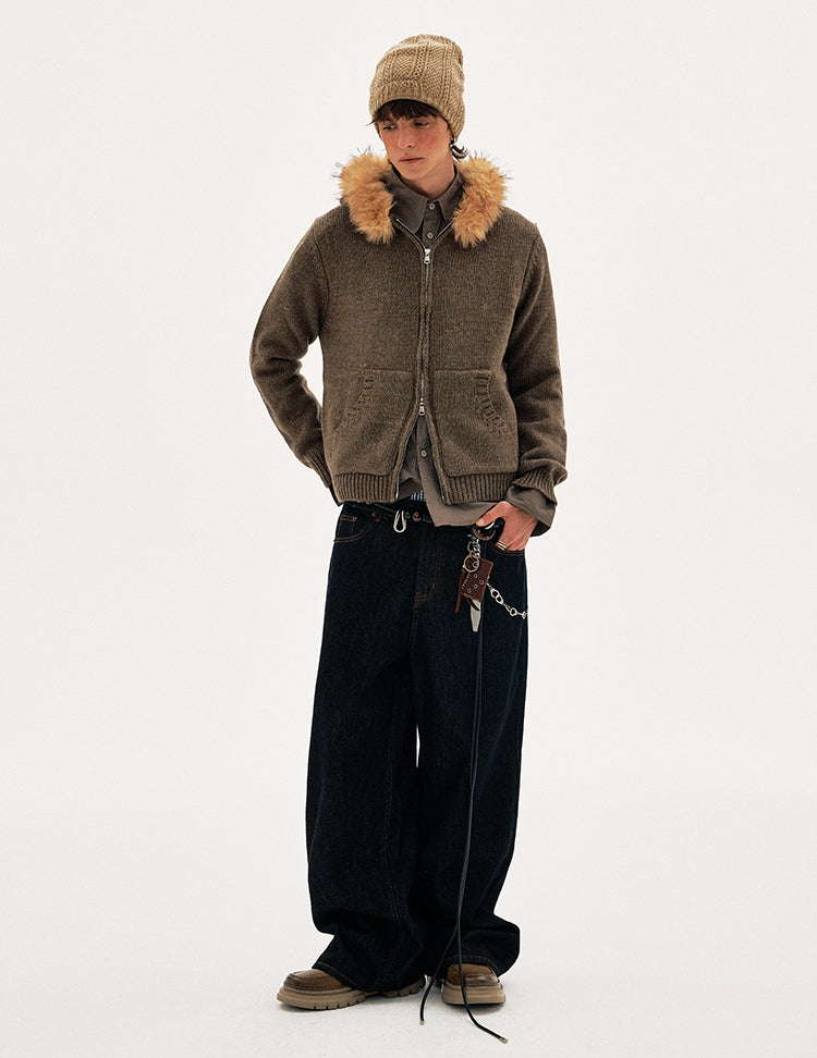 MADWITCH WOOL HOOD CARDIGAN #27428