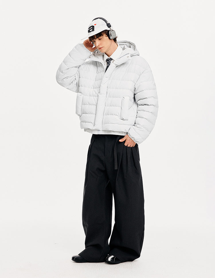 MADWITCH QUILTED HOODED DOWN JACKET #880651