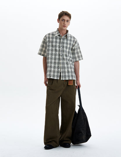 MADWITCH VINTAGE CHECK SHIRT #CR226