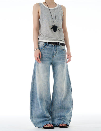 MADWITCH CLASSIC WIDE LEG DENIM #G6669-1