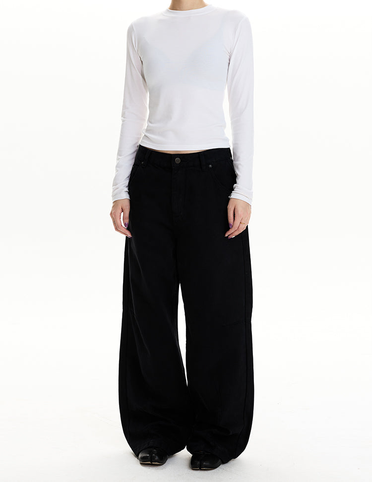 MADWITCH DECONSTRUCTED VINTAGE WASH JEANS #CK3598