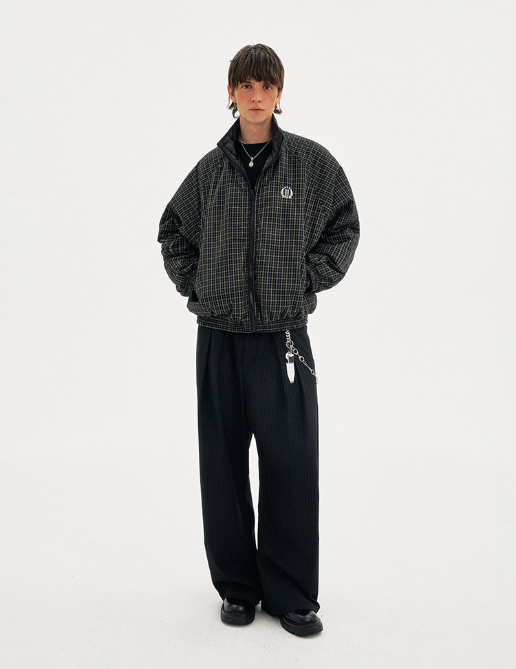 MADWITCH REVERSIBLE CHECK COAT #CW1281