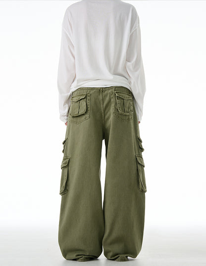 MADWITCH MULTI-POCKET CARGO PANTS #CK3397