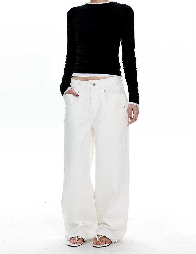 MADWITCH CLEAN FIT STRAIGHT LEG JEANS #CK3561