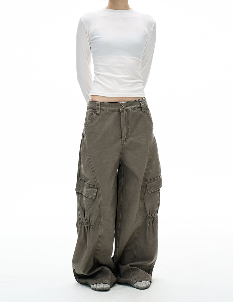 MADWITCH PLEAT CARGO PANTS #6230