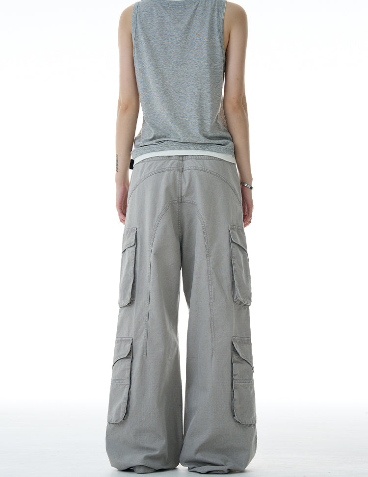 MADWITCH MULTI POCKET CASUAL WORK PANTS #A606