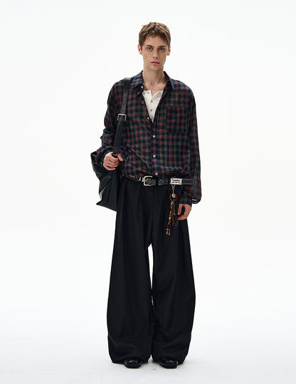 MADWITCH UNISEX VINTAGE OLD MONEY STYLE LONG SHIRT #CR606