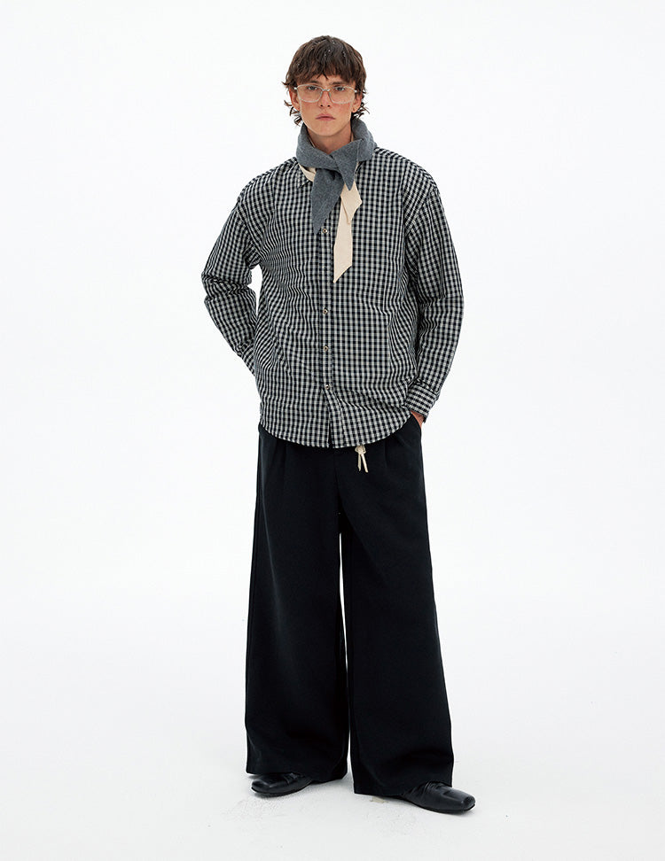 MADWITCH RETRO COLORBLOCK PLAID SHIRT #CW1155