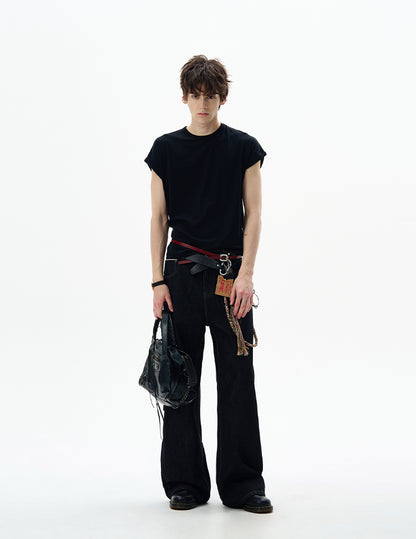 MADWITCH WING-SLEEVE STRUCTURED TEE #27342