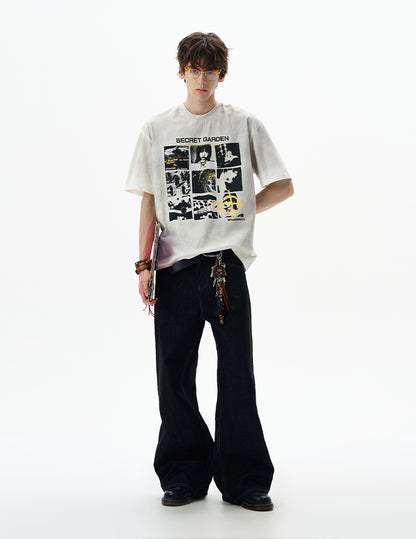 MADWITCH URBAN PRINTED TSHIRT #22640C25