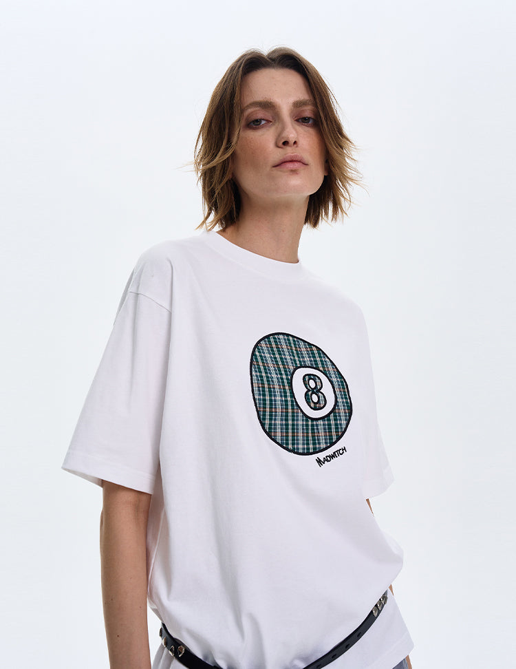 MADWITCH VINTAGE PRINT T-SHIRT #MD4111