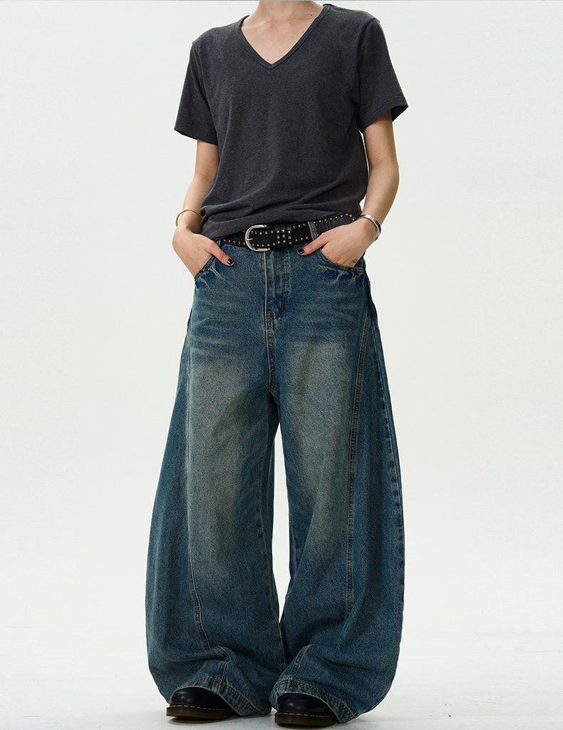MADWITCH ANKLE-WRAPPED VINTAGE DENIM #24128