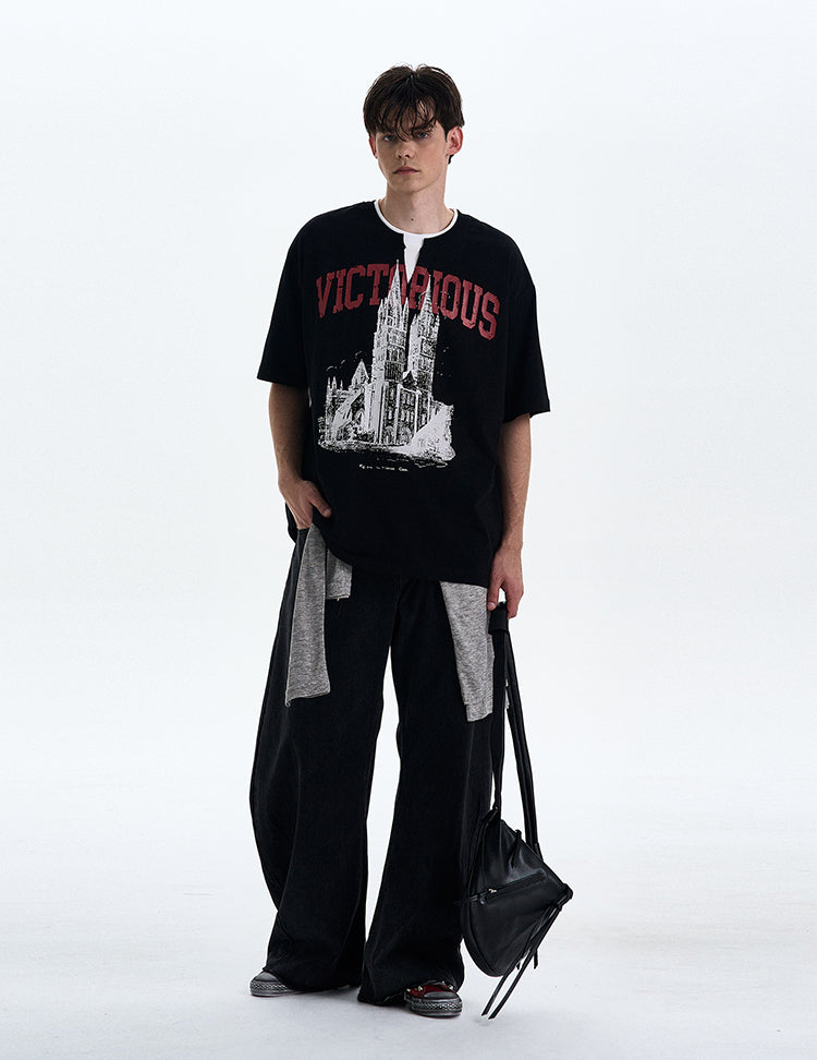 MADWITCH CREATIVE LAYERED TEE #990363