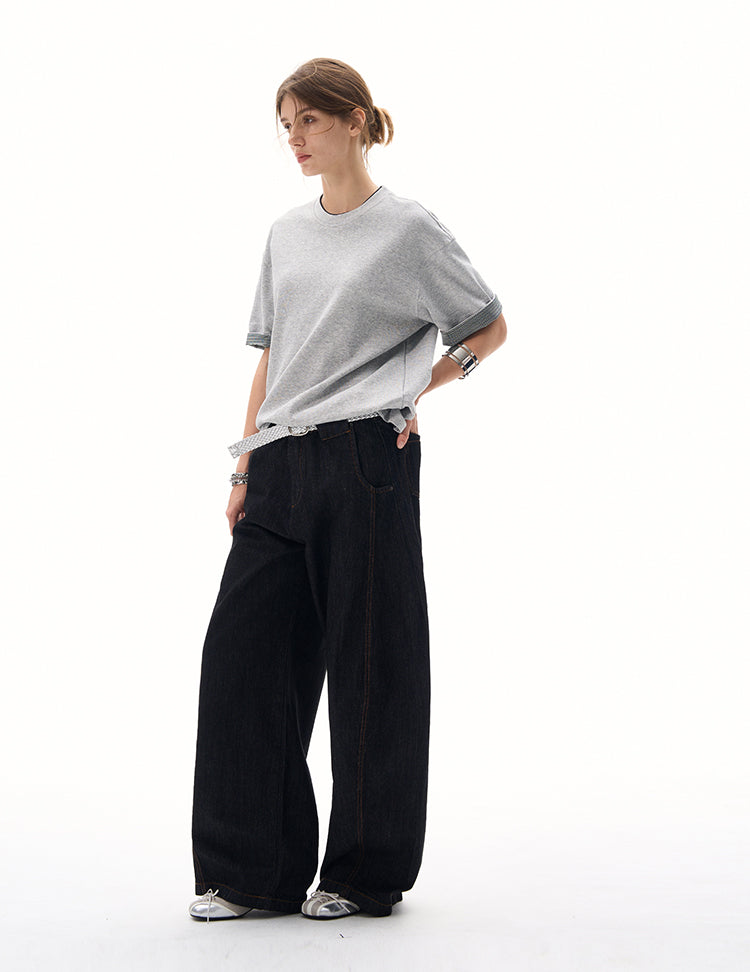 MADWITCH CLASSIC OVERSIZED CREW TSHIRT #C222C25