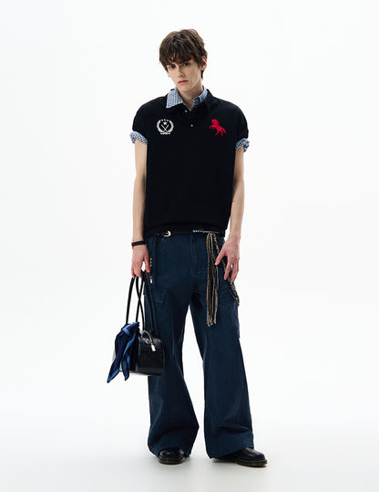 MADWITCH BADGE EMBROIDERED POLO #251388