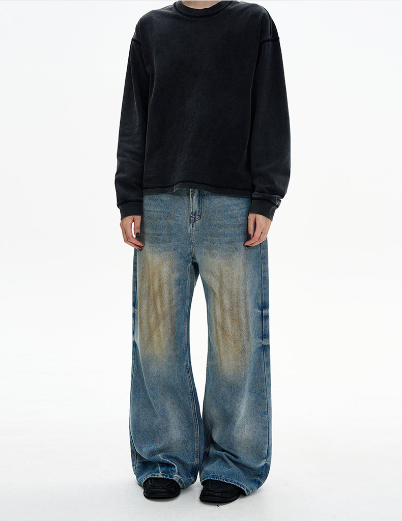 MADWITCH DIRTY STRAIGHT DENIM #9940
